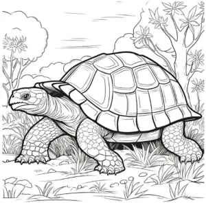 grosse-landschildkroete-in-natur-umgebung