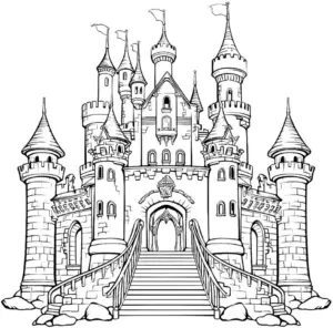 grosses-schloss-mit-tuerme-und-treppen