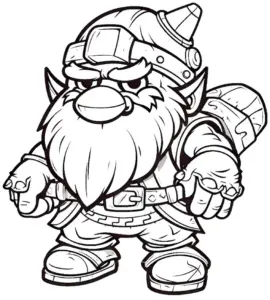 gruseliger-zwerg-mit-helm-und-bart