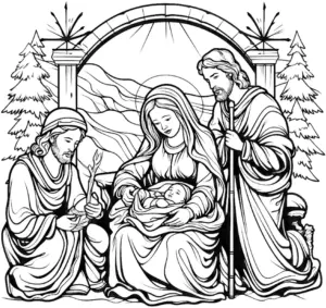 heilige-familie-in-der-weihnachtskrippe