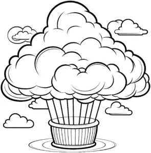 heissluftballon-ausmalbild-mit-wolken