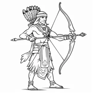 indianerjaeger-mit-bogen-und-federn