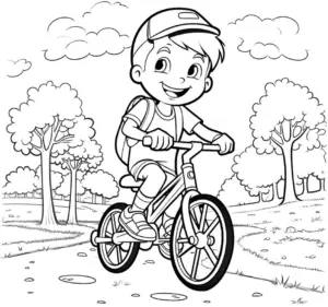 junge-auf-fahrrad-in-natur