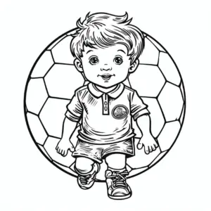 junge-mit-fussball-auf-spielplatz