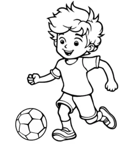 junge-mit-fussball-ausmalbild