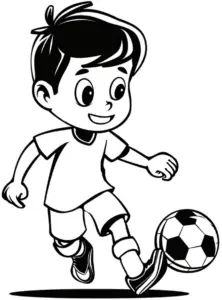 junge-mit-fussball-ausmalbild