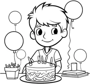 junge-mit-geburtstagstorte-und-ballons