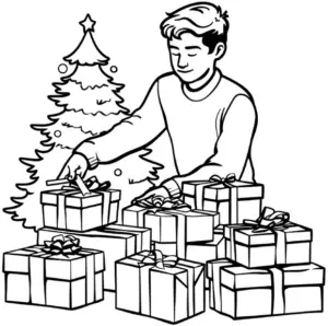 junge-mit-geschenken-vor-weihnachtsbaum