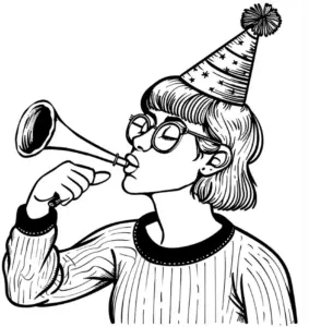 junge-person-mit-troete-und-partykappe