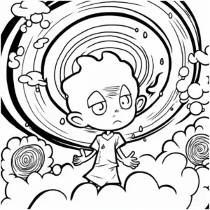 junger-charakter-in-wirbelnden-wolken