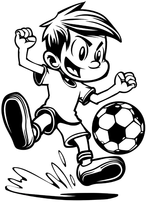 junger-fussballspieler-mit-ball-und-spritzwasser