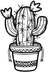 kaktus-ausmalbild-im-blumentopf-mit-dornen