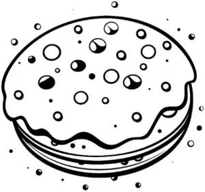 keks-mit-glasur-ausmalbild