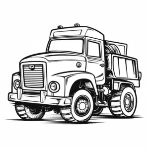 kipplaster-ausmalbild-fuer-kinder-auf-einer-baustelle