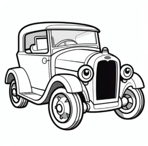 klassisches-auto-ausmalbild-automobile-mit-runden-formen