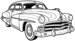 klassisches-auto-ausmalbild-gestalten