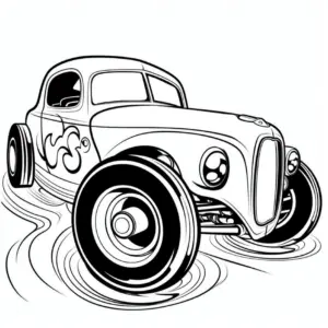 klassisches-auto-mit-grossen-reifen-ausmalbild