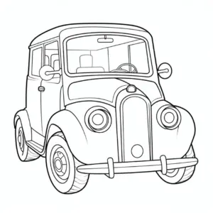 klassisches-kleines-auto-ausmalbild-zeichnen