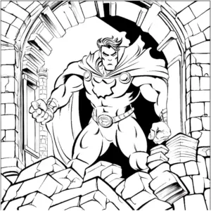 kraftvoller-superheld-in-zerstoerter-architektur