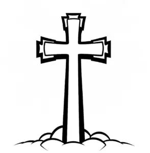 kreuz-ausmalbild-mit-wolkenmotiv