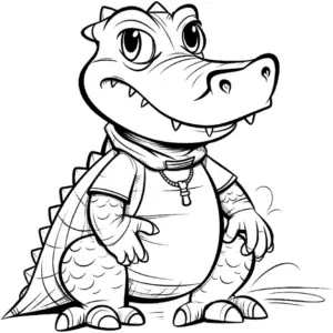 krokodil-ausmalbild-mit-coolem-outfit-und-schal