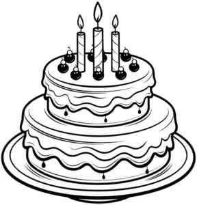 kuchen-mit-kerzen-und-himbeeren