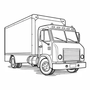 lastwagen-ausmalbild-mit-kastenaufbau