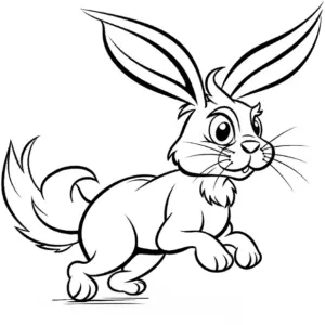 laufendes-kaninchen-ausmalbild-gestalten