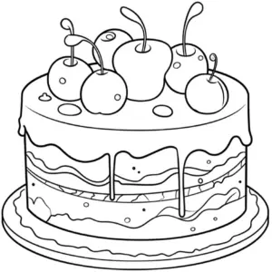 leckere-ausmalbild-torte-mit-obst-und-sahneverzierung