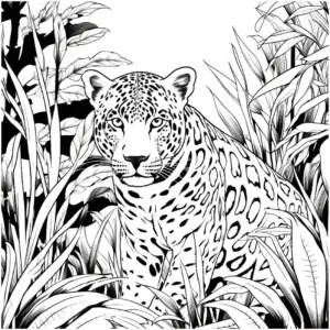 leopard-im-gruenen-ausmalbild