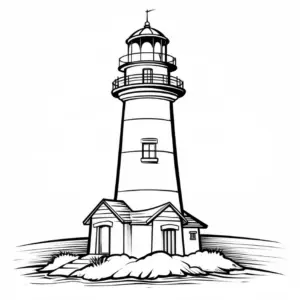 leuchtturm-ausmalbild-auf-einer-insel