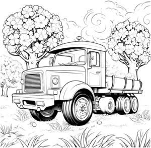 lkw-ausmalbild-in-der-natur