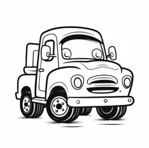 lkw-ausmalbild-mit-grossem-gesicht-und-runden-raedern
