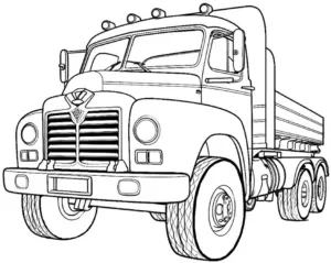 lkw-ausmalbild-mit-klassischer-frontansicht