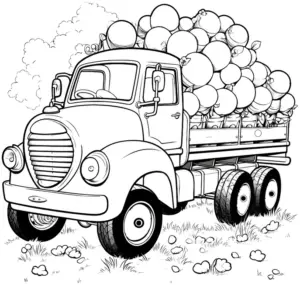 lkw-mit-fruechten-auf-anhaenger