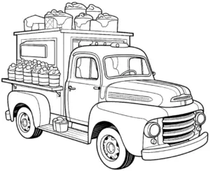 lkw-mit-lebensmitteln-ausmalbild