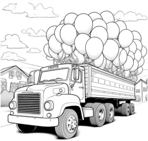 lkw-mit-luftballons-ausmalbild
