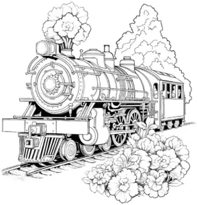lokomotive-mit-blumen-und-landschaft