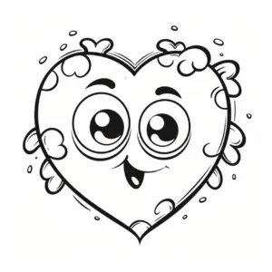 lustiges-ausmalbild-eines-herzens-mit-gesicht-und-wolken