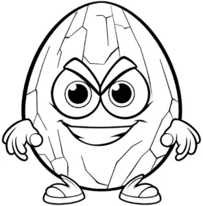 lustiges-freches-ei-ausmalbild