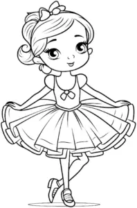 maedchen-im-ballettkleid-ausmalbild