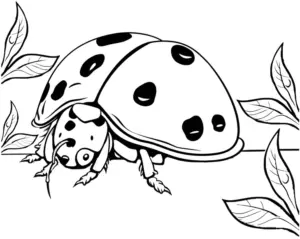 marienkaefer-mit-tupfen-und-blaettern