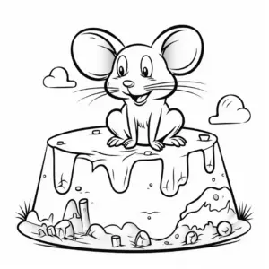 maus-auf-kreativem-huegel-mit-details