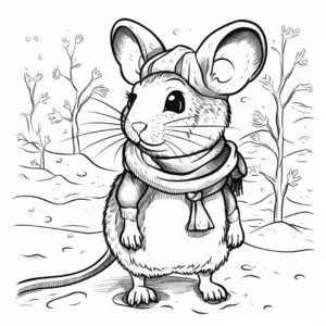 maus-mit-halstuch-in-winterlandschaft