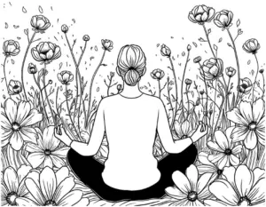 meditierende-person-im-blumenfeld