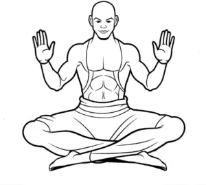 meditierender-mensch-ausmalbild-zum-ausdrucken