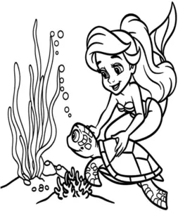 meerjungfrau-mit-schildkroete-und-unterwasserwelt