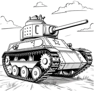 militaerischer-panzer-auf-offenem-feld