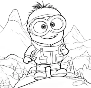 minion-abenteuer-outfit-auf-berggipfel