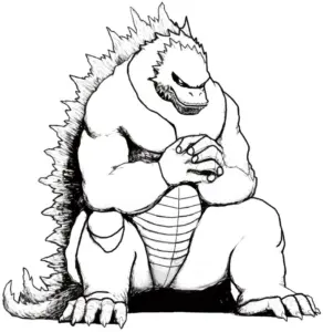 monster-ausmalbild-mit-kraeftigem-muskeln-und-stacheln